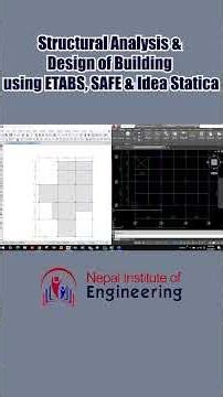 How to Reduce Slab Thickness & Weight Using Secondary Beams in ETABS #etabstutorial #nie