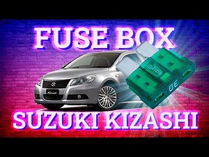 Suzuki Kizashi (2010-2013) fuse box diagrams