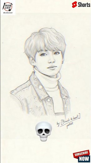 “Drawing BTS Step-by-Step 🎨 | Pencil Sketch”#artvideo #drawing #artist #pencildrawing #art #sketch