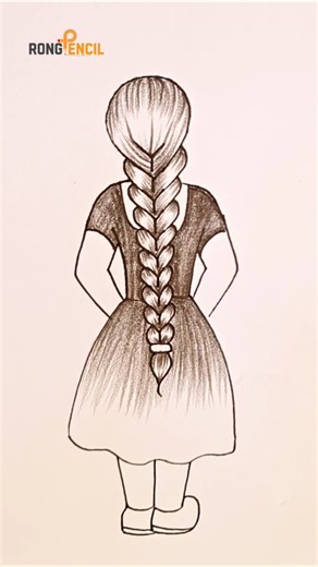 How to draw Girl | Easy girl drawing | Girl Drawing easy |#girldrawing #art #drawing #easydrawing