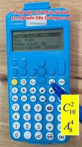 Bấm máy Casio 880 tìm hoán vị - chỉnh hợp- tổ hợp. #cothuydaytoan | Phạm Thị Bích Thủy