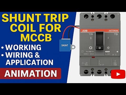 Emergency Trip System Using Shunt Coil in MCCB | Animation Video