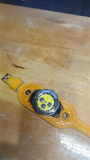 Hand Crafted Leather Watch Cuff For Heidi