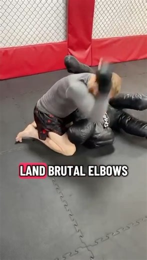 Tie the arms up and land some brutal elbows for MMA