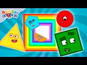 Paint by Numbers - Colourful Arty Maths 🎨🖌️| 123 Learn to Count | Numberblocks