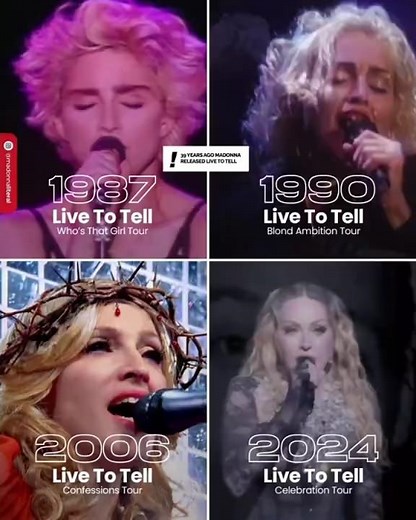 Madonna - Live To Tell (1987 - 2024)