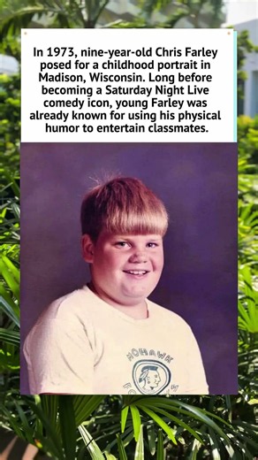Chris Farley as a 9-Year-Old Boy (1973) 👦 #ChrisFarley #SNL #Shorts #ComedyHistory