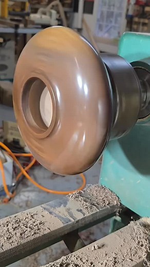 The making of my latest hollow form. Does it look like a Galaxy Minstrel? #riverviewwood #woodturning #woodworking #walnut #mtjuliet #madeintheusa #hollowform | Riverview Wood