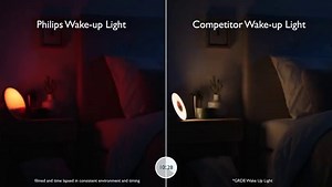 Watch Philips SmartSleep HF3520/60 Wake-Up Light Therapy Alarm Clock with Colored Sunrise Simulation an... on Amazon Live