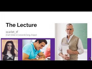 The Lecture | TG Caption