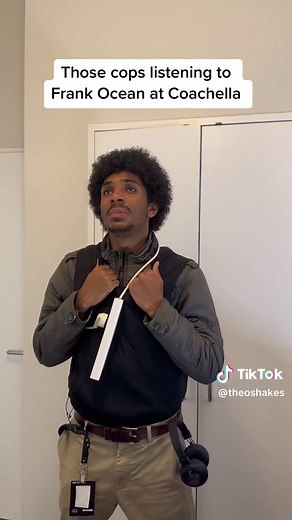 These cops are a vibe 🥹 #frankocean #coachella #festivals #kindafun #ivy #security #gaurds #crew #glastonbury #rollingloud #impression #uk #nz #aus #canada #usa