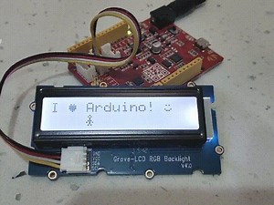 Using Grove LCD with RGB Backlight