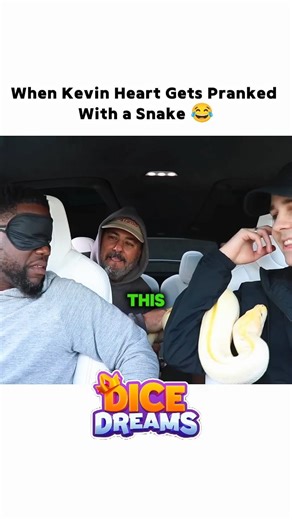 When Kevin Heart Gets Pranked With a Snake 😂 #shorts #funny