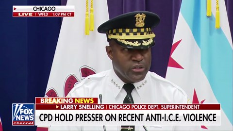 Chicago Police Superintendent Larry Snelling discusses ICE shooting