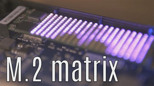 💥打造一个M.2 SSD槽LED矩阵神器