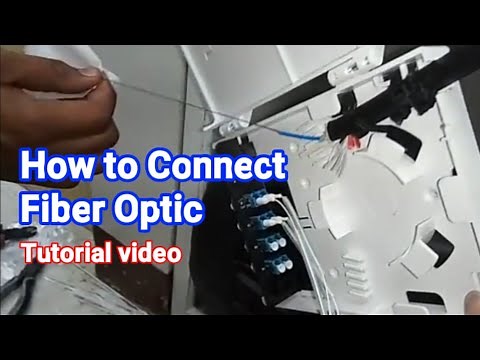Tutorial: How to connect Fiber optic cable; tutorial