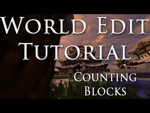 WorldEdit Tutorial: Counting Blocks (720p60)