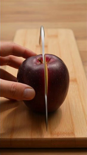 Cutting ice apple deep satisfaction asmr #asmr