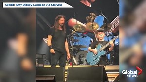 Foo Fighters invite 10-year-old on stage to perform Metallica