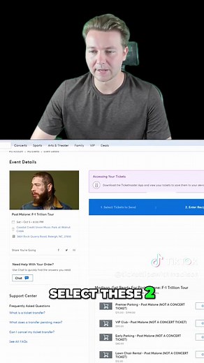 How to Transfer and Sell Tickets on Ticketmaster- Step-by-Step Guide | ticket master