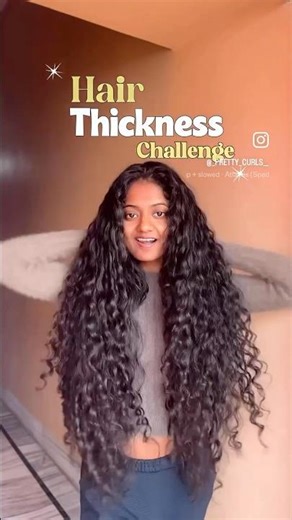 Hair Thickness Challenge Episode 1 with Hair growth tips
