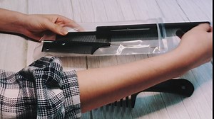 Hair Comb Set - Carbon Fiber Material - Combs for Women/Men | Wide Tooth Comb for Curly Hair | Fine Tooth Comb | Rat Tail Comb | for Styling Hair, Cutting Hair (4 Pack)