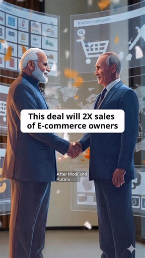 Damini Tripathi on Instagram: "India and Russia just made a Cross- Border trade easier and this is a silent opportunity. Faster logistics and cheaper imports💯 Did you know about this? #ecommerce #digitalmarketing #importexport #businesstips"