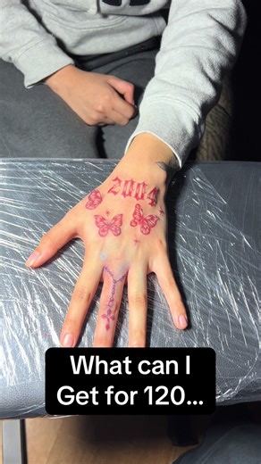 Only for January full hand tats $120!!! #fyp #taft #selftaught #661bakersfield #handtattoo