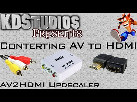 How to Convert AV / Composite to HDMI - AV 2 HDMI Review & Comparison - Converter Box AV2HDMI
