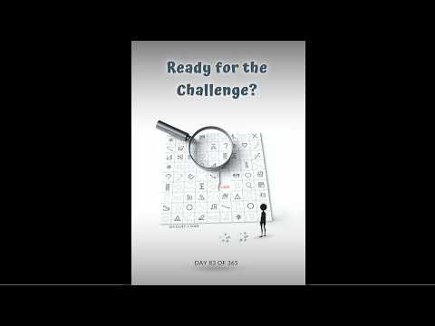 Day 83 of 365: The Ultimate Puzzle, Can You Conquer It?