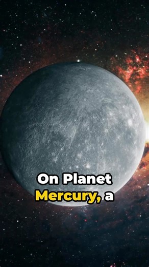 Mind-blowing cosmic trivia! 🪐⏰ Ever wondered about Mercury’s timekeeping quirks? Brace yourself: a day on Mercury is longer than its year! 🌌✨ Explore the time-bending wonders of the smallest planet with us. 🚀🔍 #planetmercury #cosmicwonder #spacefacts | Cosmo-facts