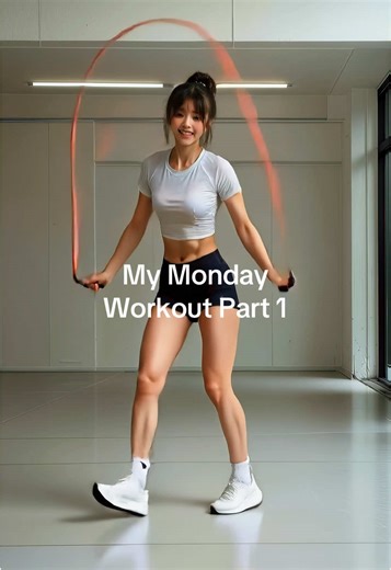 My Mondays always start with a jump rope session before I head on down to my gym. Wanna join me? 😍😍❤️#jumprope #keepfit #workout #fitness #gymgirl