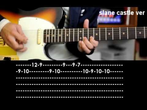 How To Play Californication Guitar Solo [slane castle, CD] RHCP cover lesson tab