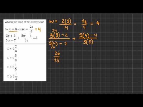 Algebra Benchmark Simulation - Video Solution 28