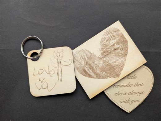 Custom Handwriting Keyring - Etsy