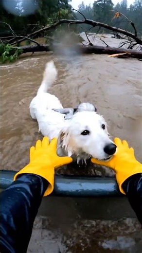 Dramatic wrong rescue of animals from flood waters #7(AI Generated Short) #floodnet #wateranalytics