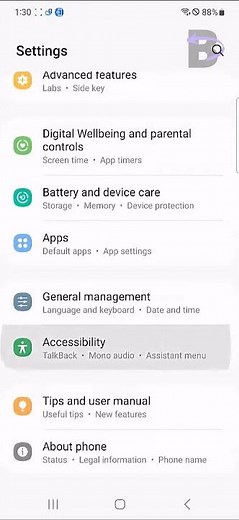 How to Remove Accessibility Button From Samsung S23