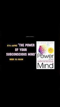 "Believe in yourself. Your mind has the power! ✨🌱"#SubconsciousMind​#PowerOfBelief​#JosephMurphy