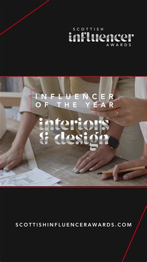The cloth, the clay, the paper, the paint, the glass, the grain… An aspiration, an appearance, an aesthetic, the zeitgeist! A bold design, a gentle accent, an ingenious solution, a life enhancing luxury, a timeless icon, a contemporary classic, a radical refurbishment, a fun and frivolous trend… Whatever your definition of design, we want to celebrate the nation’s best influencers in this field. Could you be INFLUENCER OF THE YEAR – INTERIORS & DESIGN? ⭐️ Nominations are now open – nominate your