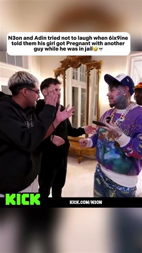 6ix9ine’s girlfriend got pregnant with another guy while he was in jail😳#6ix9ine #n3on #clips #fyp