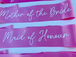 Bride to Be Sash - Hen Party Sash, Sash in Rose Pink, Hot Pink - Mother of the Bride -bachelorette Favors, Team Bride, Bridesmaid Sash - Etsy Australia
