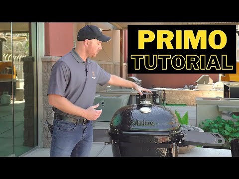 Primo Ceramic Grill and Smoker Tutorial -- MADE IN AMERICA!