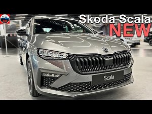 New SKODA SCALA 2024 - OVERVIEW Review, interior & exterior