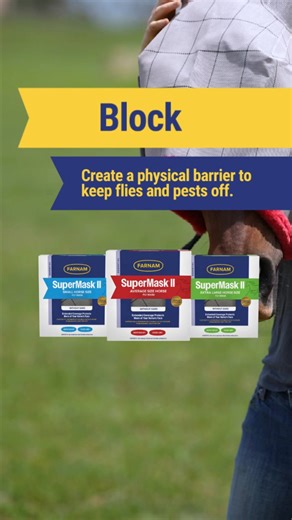 Flies don’t stand a chance. Farnam’s No Fly Zone approach lets you block, repel, and reduce flies with a custom mix of fly control solutions tailored to your horse’s needs. 🪰​ ✔️ SimpliFly® controls fly emergence from manure​ ✔️ Endure® offers long-lasting sweat-resistant repellency​ ✔️ Bronco® Gold provides quick knockdown​ ✔️ SuperMask® II protects sensitive areas​ ✔️ Nature’s Defense® offers botanical-based coverage Build your No Fly Zone. ​ Shop now. | Farnam Horse