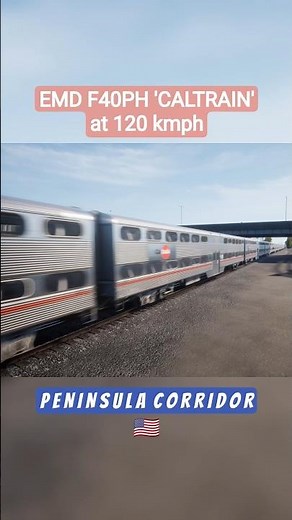 EMD F40PH #shortvideo #shorts #trainspotter #trainspotting #railwayline #usarailway #caltrain #tsw5