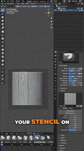 Sculpt with Stencils in Blender — Detail in Seconds