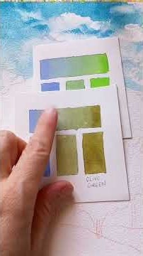 Choisir ses couleurs pour peindre les lointains