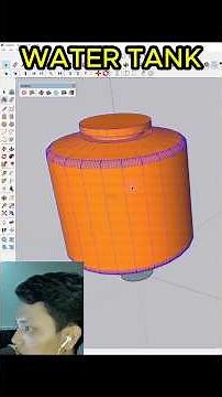 ✅make water tank in sketchup #youtubeshorts #new #sketchup #viralvideo #trending