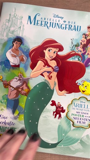 The Little Mermaid Arielle ASMR Panini Sticker Album Unboxing