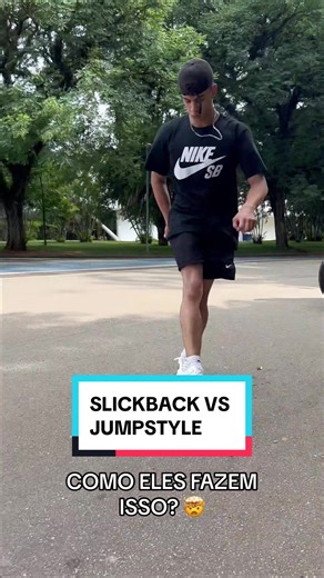 SLICKBACK VS JUMPSTYLE Como eles fazem isso? 🤯 #slickback #jumpstyle #jubislide #slickbacktutorial #jubislidetutorial #jumpstyletutorial #yabujin #viralvideo #fyp #fypシ #fypシ゚viral #flutuando #tutorial #dance